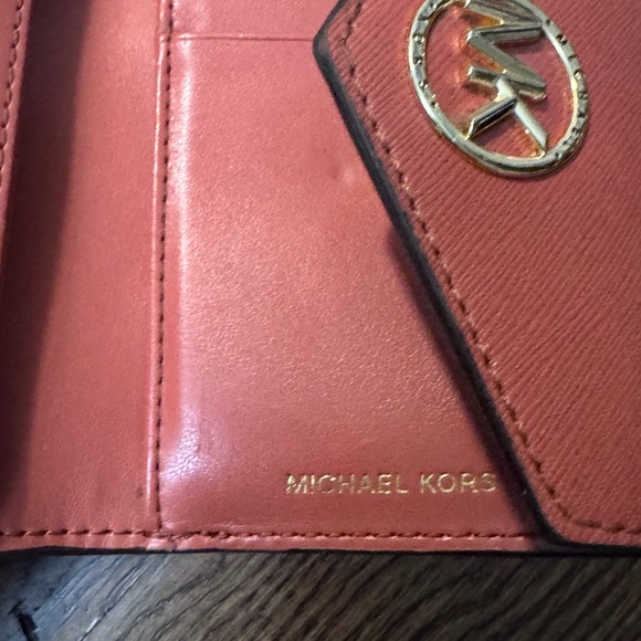 Michael Kors Women's Brown Wallet with Gold Accent - Picture 8 of 11